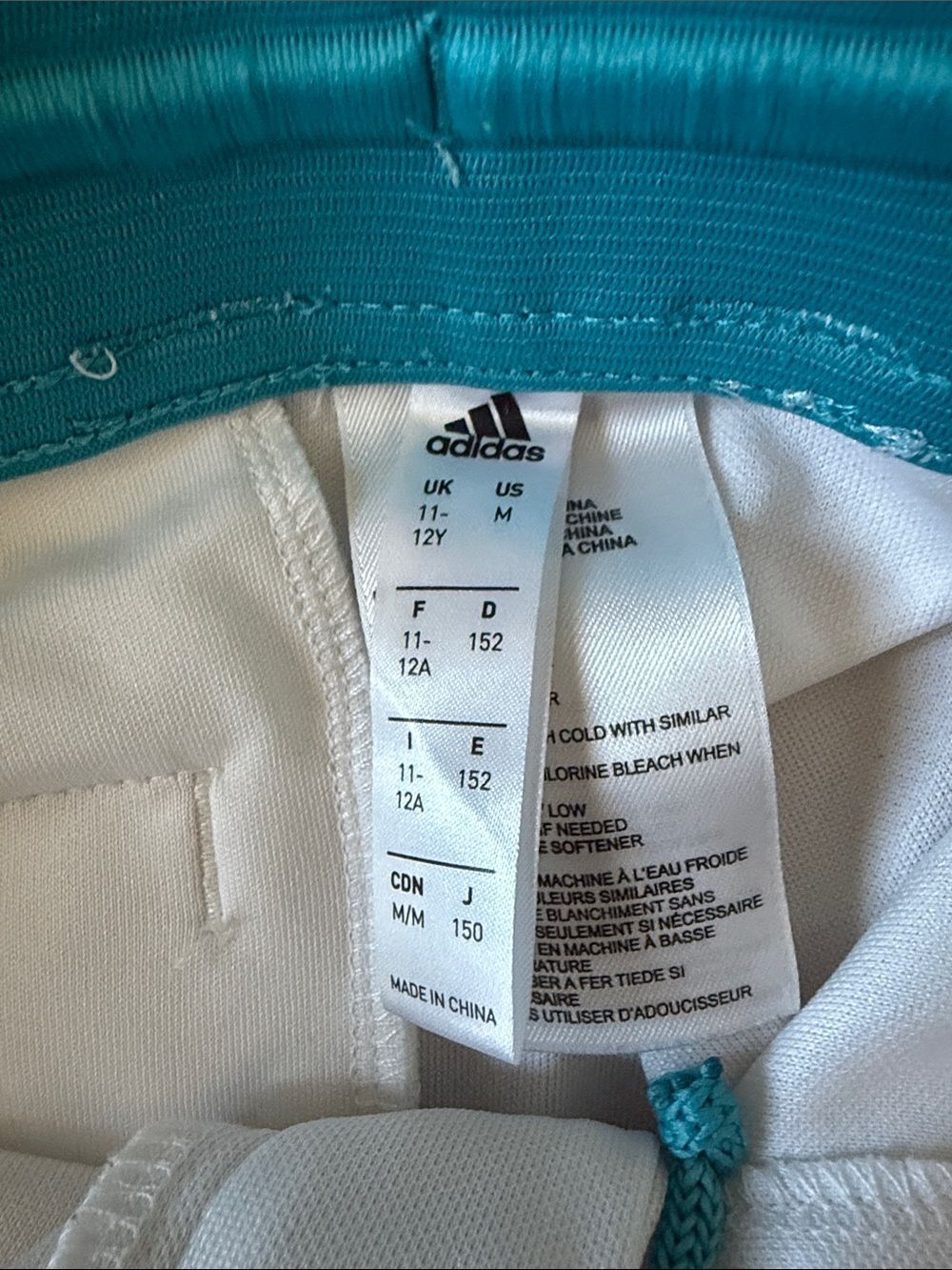 adidas White Kids softball knickers - Picture 2 of 4